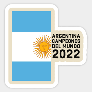 Argentina Campeones del Mundo 2022 Sticker